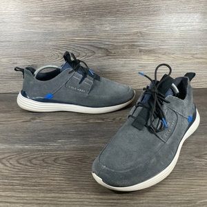 Cole Haan C30757 Men's GRANDSPORT Apron Toe Sneakers in Ombre Blue - 10.5